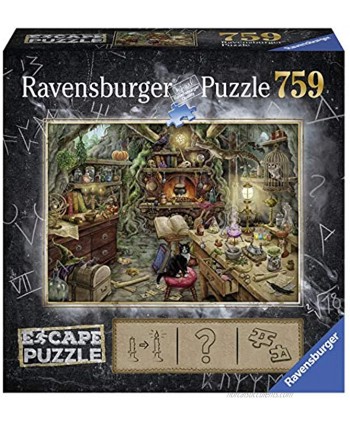 Ravensburger Escape Puzzle The Witches Kitchen 759 Piece Jigsaw Puzzle for Kids and Adults Ages 12 and Up An Escape Room Experience in Puzzle Form Multi ,27" x 20"