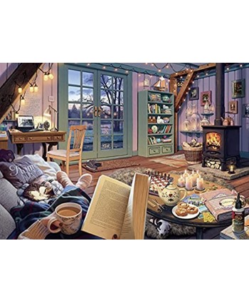 Ravensburger The Cosy Shed 1000 Piece Version of Cozy Retreat Jigsaw Puzzle for Adults Every Piece is Unique Softclick Technology Means Pieces Fit Together Perfectly