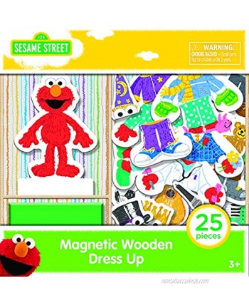 TCG Toys Sesame Street 25Piece Magnetic Wood Dress Up Puzzle