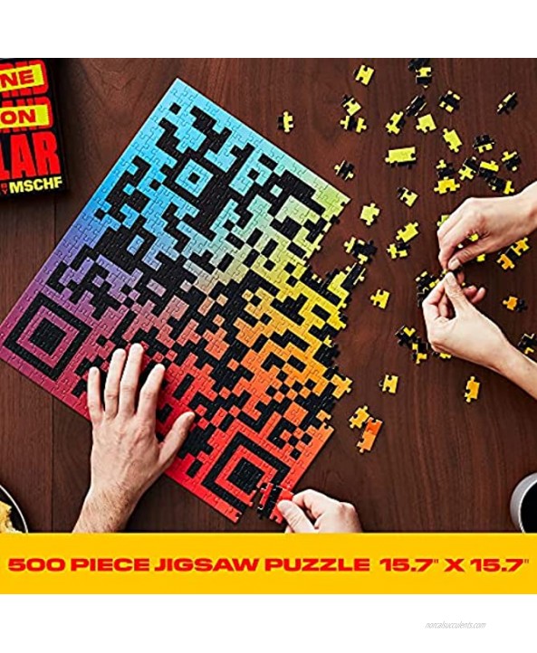 THE ONE MILLION DOLLAR PUZZLE by MSCHF 500 Piece Jigsaw Puzzle for Adults Everyone is a Winner from $0.25 to $1 Million Dollars Great Gift Fun Family Activity