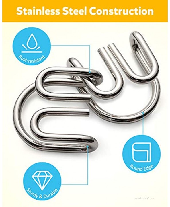 Coogam Metal Wire Puzzle Set of 16 with Pouch,Brain Teaser IQ Test Disentanglemen Iron Link Unlock Interlock Game Chinese Ring Magic Trick Toy for Party Favor Kids Adults Challenge