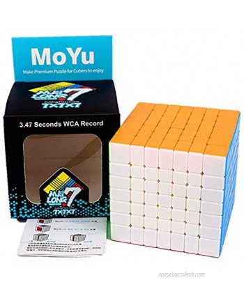 LiangCuber Moyu Meilong 7x7 stickerless Speed Cube Moyu MoFang JiaoShi MFJS MEILONG 7x7x7 Cubing Classroom Mini 66mm Size Education Toys