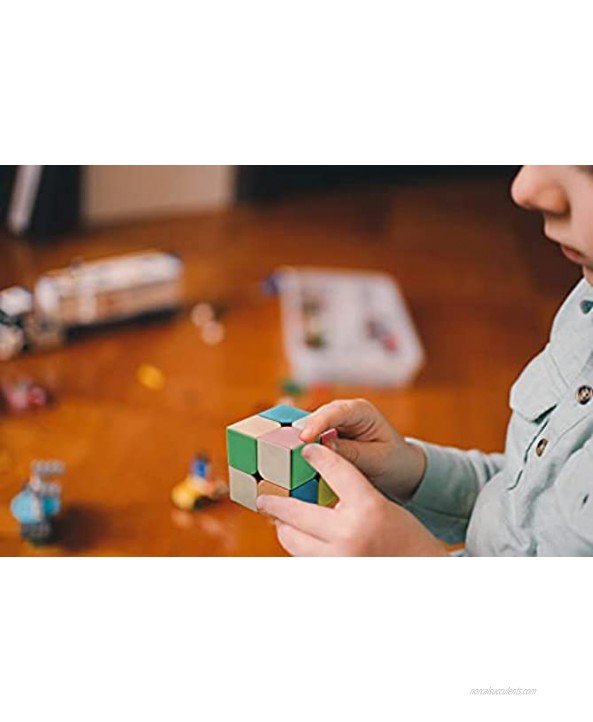 Rubix Cube for Kids Adults Stickerless Speed Cube 2x2x2 Magic Cube Macaron Color Matching Cube Puzzle