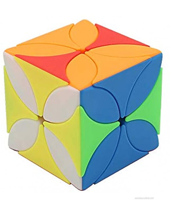 AI-YUN 3x3 Clover Speed Cube Stickerless 3x3 Clover Magic Cube Twisty Skewb Cube Puzzle Toys Brain Teasers