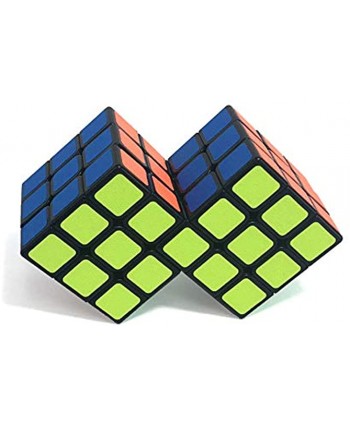 AI-YUN Conjoined 3x3 Speed Cube Conjoined 3x3x3 Unequal Mirror Blocks 3x3 Bandaged Cube Puzzle Toys Brain Teasers Version 1