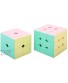 Cuberspeed Bundle Speed Cube Set Moyu Macaron Meilong 2x2 and Macaron Meilong 3x3 stickerless Speed Cube Puzzle