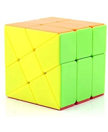 CuberSpeed Qiyi Windmill 3x3 stickereless Magic Cube Qiyi Wheel Fenghuolun 3x3x3 Speed Cube Puzzle