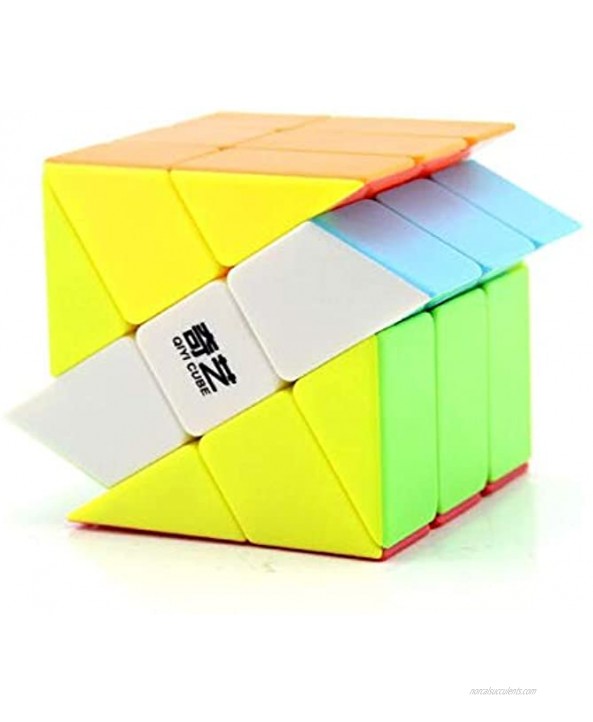 CuberSpeed Qiyi Windmill 3x3 stickereless Magic Cube Qiyi Wheel Fenghuolun 3x3x3 Speed Cube Puzzle