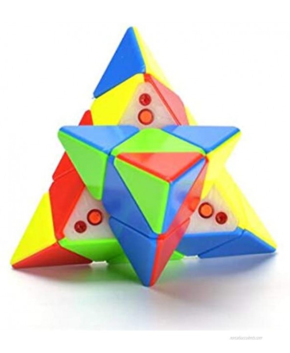 CuberSpeed X Man Bell V2 Pyraminx Stickerless Magnetic Speed Cube Qiyi X Man Bell Magnetic Pyraminx V2 Cube Puzzle