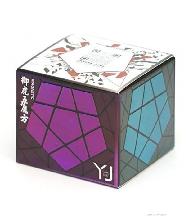 CuberSpeed yj yuhu Magnetic Megaminx Stickerless Speed Cube Speed Puzzle Cube yongjun yuhu v2 m megaminx Cube Puzzle