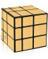 D-FantiX Shengshou Mirror Cube 3x3 Speed Cube Gold Mirror Blocks Cube 3x3x3 Different Shapes Puzzle Cube Toys for Kids Adult