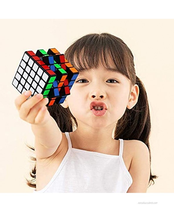 FAVNIC Speed Cube Magnetic Cube 5x5x5 3D Puzzle Profession Puzzle Cube Magnetic Master Toys Gift Brain Teasers Educational Toy for Kids Boys Girls