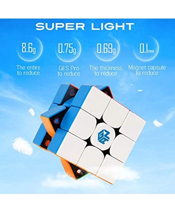GAN 356 X S 3x3 Speed Cube Stickerless Magic Cube Gans 356XS Magnetic Puzzle Cube for Skilled Person