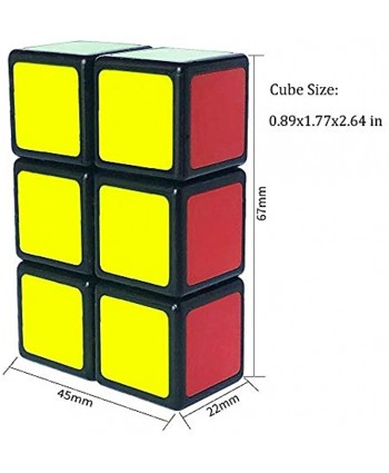 GoodCube 1x2x3 Floopy Cube Black 1x2x3 Speed Cube Puzzle