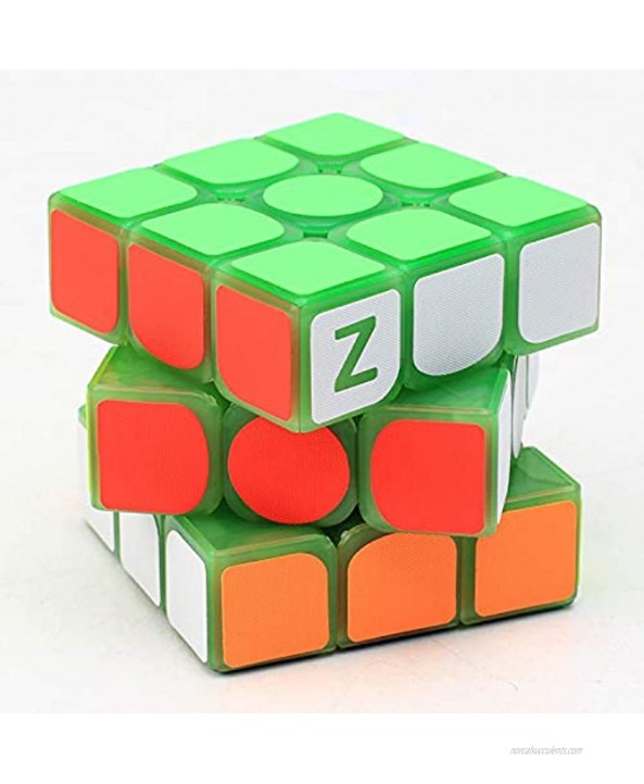 Green Luminous Speed Cube 3x3 Glow in Dark Magic Cube Puzzle Toy