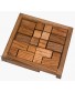 Square Root Games 0009 Dirty Dozen Puzzle in Natural Finish Solid Hardwood