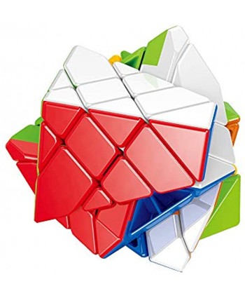 SUN-WAY 4x4 Axis Magic Cube 4x4 Stickerless Axis Speed Cube 4x4x4 Fisher Cube Puzzle Toys for Kids and Adults Brain Teasers Toys