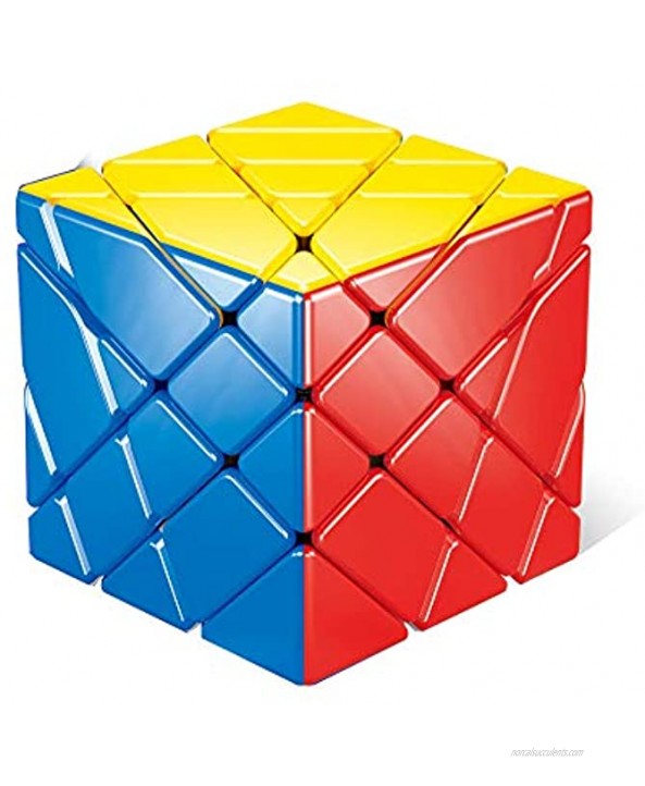 SUN-WAY 4x4 Axis Magic Cube 4x4 Stickerless Axis Speed Cube 4x4x4 Fisher Cube Puzzle Toys for Kids and Adults Brain Teasers Toys
