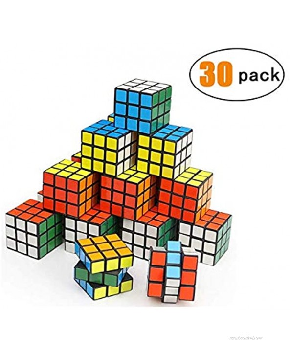 YCSHE 30 Pack Mini Cube Party Puzzle Toy Gift for Children Puzzle Game Set for Boys and Girls，Magic Cube Party Puzzle Game Toys Classroom