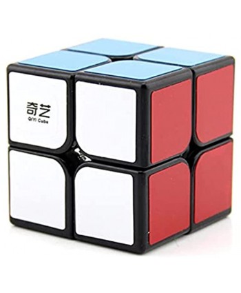 ZY-Wisdom QIYI Rubix Cube Set of 4 Roxenda Speed Cube Cheats with Black Stickerless Gift Box