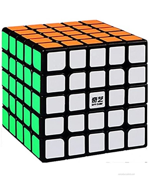 ZY-Wisdom QIYI Rubix Cube Set of 4 Roxenda Speed Cube Cheats with Black Stickerless Gift Box