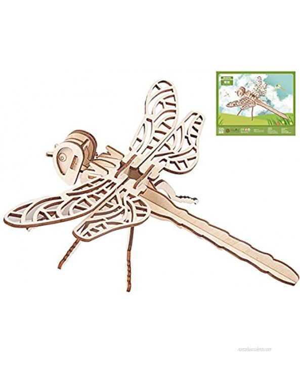 3D Wooden Insect Puzzle 6 Piece Set DIY Animal Skeleton Assembly Model Puzzle Wooden Crafts 3D Puzzle STEM Toys Gifts for Kids and Adults Teens Boys Girls