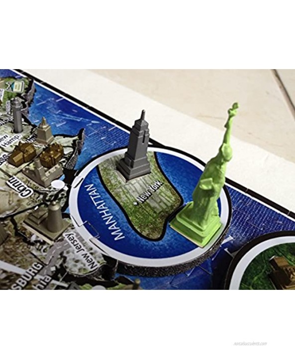 4D Cityscape USA History Time Puzzle