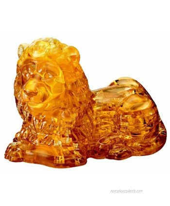 Bepuzzled Original 3D Crystal Puzzle Deluxe Lion Fun yet challenging brain teaser that will test your skills and imagination For Ages 12+