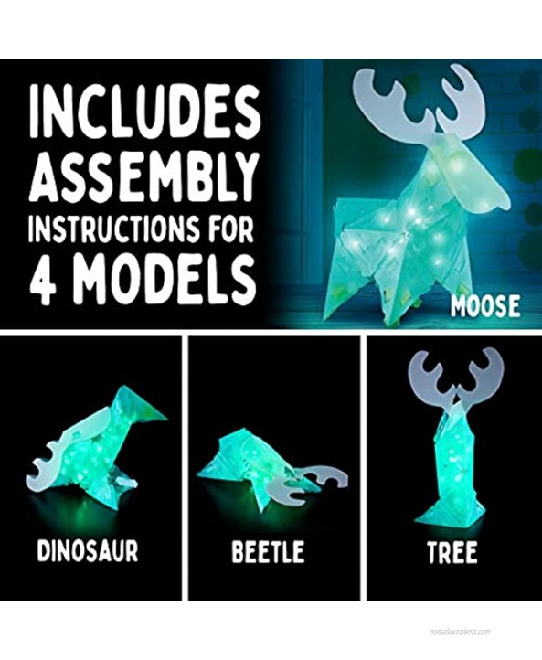 Creatto: Magical Moose & Forest Friends Light-Up Craft Puzzle from Thames & Kosmos