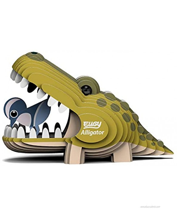 EUGY 043 Alligator Eco-Friendly 3D Paper Puzzle [New Seal]