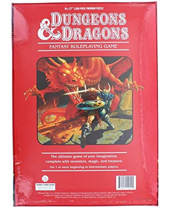 Mondo D&D Fantasy Roleplaying Game 1000-piece Puzzle MNGPZWCDD001