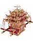 Piececool 3D Puzzles for Adults Metal Model Kits Bridal Sedan Chair DIY 3D Metal Puzzle Chinese Traditional Culture 3D Model Building Kit for Teens Anxiety Toys Great Gift 288 Pcs