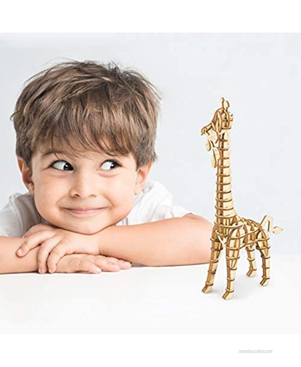 Rolife 3D Wooden Puzzles Educational STEM Toy Giraffe
