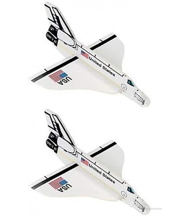 Space Shuttle Foam Gliders and Puzzles | 24 pc Space & Astronaut Party Bundle |