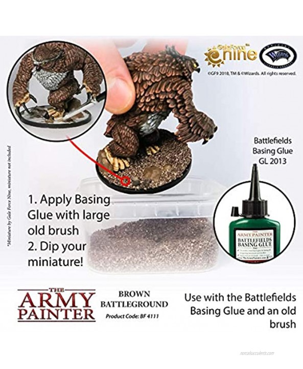 The Army Painter Basing: Brown Battleground Miniature Models Bases for a Realistic Look