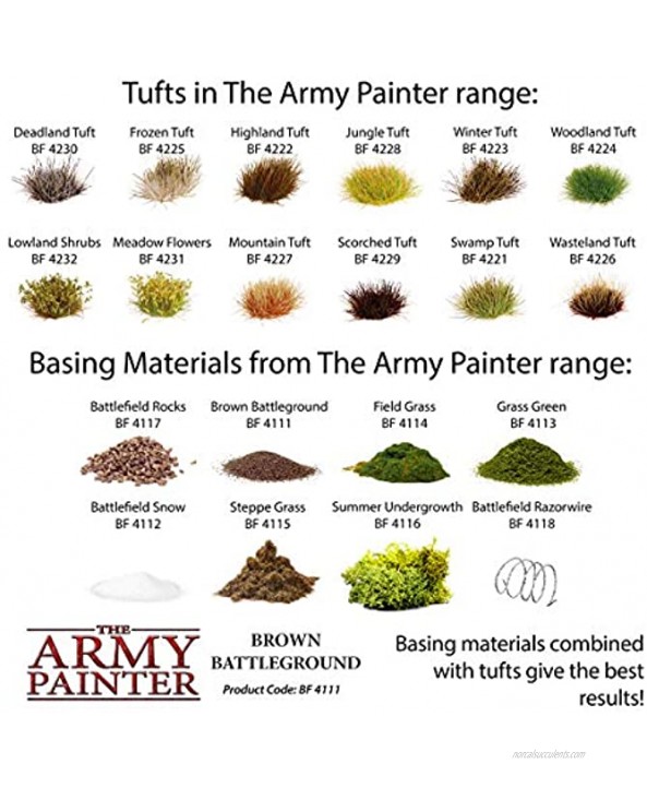 The Army Painter Basing: Brown Battleground Miniature Models Bases for a Realistic Look