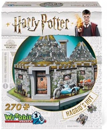 Wrebbit 3D Hagrid’s Hut 3D Jigsaw Puzzle – 270-Piece