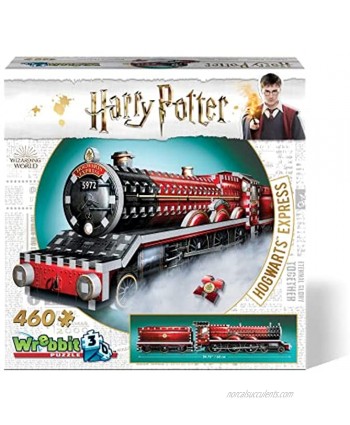 WREBBIT 3D Harry Potter Hogwarts Express 3D Jigsaw Puzzle 460 Pieces Red Black W3D-1009