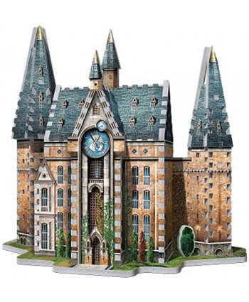 Wrebbit 3D Hogwarts Clock Tower 440-Piece 3D Jigsaw Puzzle