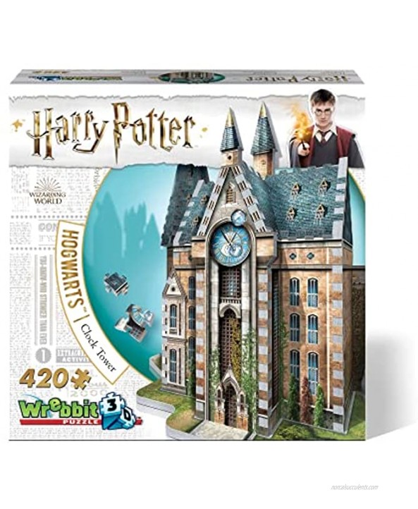 Wrebbit 3D Hogwarts Clock Tower 440-Piece 3D Jigsaw Puzzle