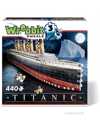 Wrebbit 3D Titanic 440-Piece 3D Jigsaw Puzzle