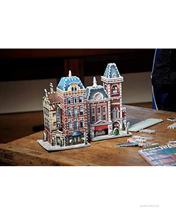 WREBBIT 3D Urbania Collection Fire Station 3D Jigsaw Puzzle 285 pieces W3D-0505