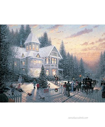 Ceaco Thomas Kinkade Painter of Light Victorian Christmas 1000 Piece Jigsaw Puzzle