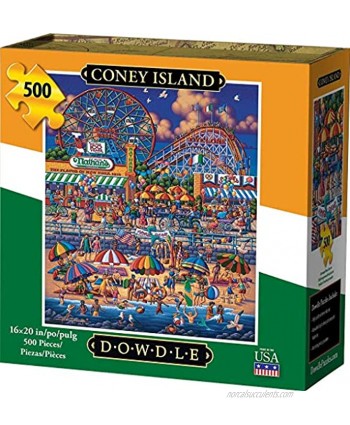 Dowdle Jigsaw Puzzle Coney Island 500 Piece