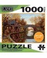 LANG 1000 Piece Puzzle -"House by The River" Artwork by Evgeny Lushpin Linen Finish 29” x 20" Completed