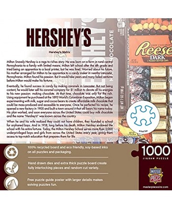 MasterPieces Hershey's 1000 Puzzles Collection Hershey's Matrix 1000 Piece Jigsaw Puzzle
