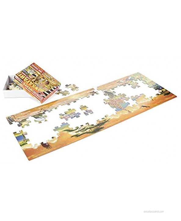 Melissa & Doug African Plains Safari Jumbo Jigsaw Floor Puzzle 100 pcs over 4 feet long