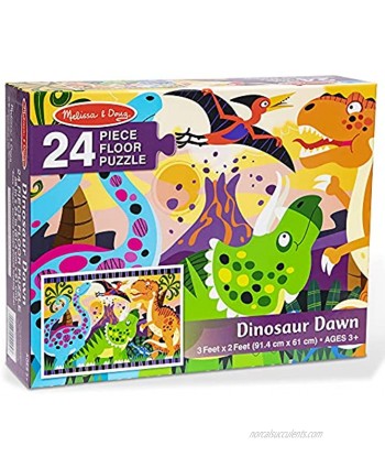 Melissa & Doug Dinosaur Dawn Jumbo Jigsaw Floor Puzzle 24 pcs 2 x 3 feet
