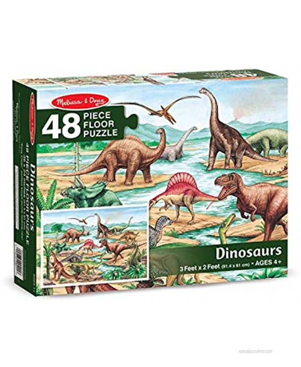 Melissa & Doug Dinosaurs Floor Puzzle 48 pc