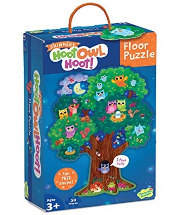 Peaceable Kingdom Hoot Owl Hoot Floor Puzzle – Giant Floor Puzzle for Kids Ages 5 & up – Great for Classrooms